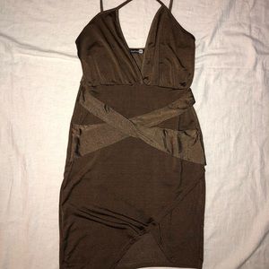 Bronze party dress